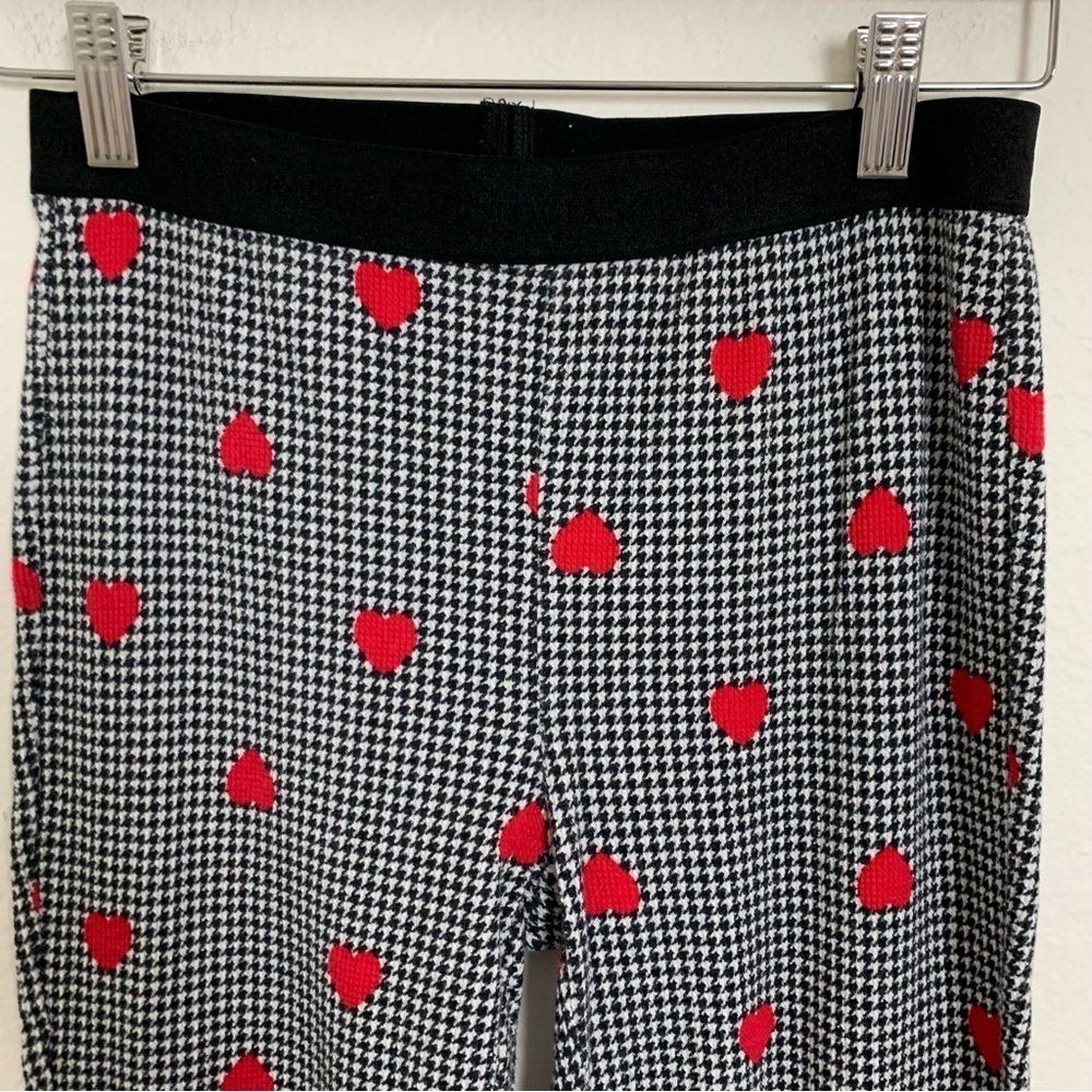 Victoria’s Secret Houndstooth Heart Thermal Pajama Set Womens S Waffle Stretch - Picture 10 of 13